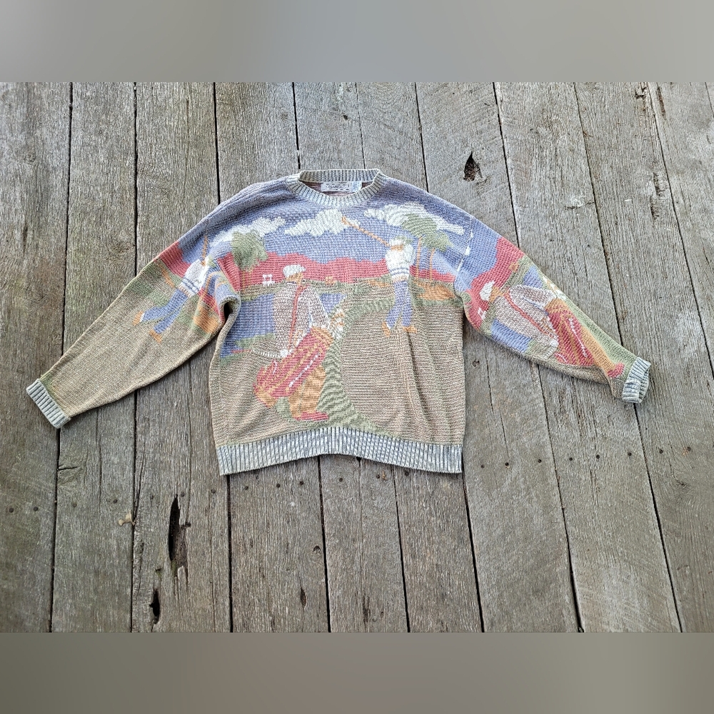 Vintage Crossings Golf Sweater